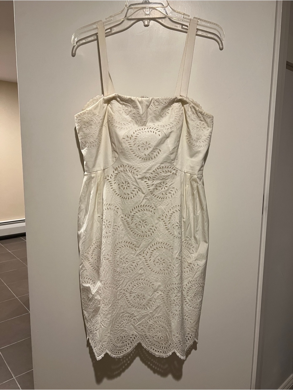 Marc by Marc Jacobs Women’s Cream Eyelet Strap Dress